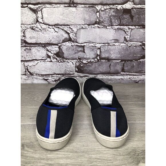 Rothy’s Black Knit Fabric The Original Slip On Sneaker Shoes Women 6M US/36.5EU - Picture 6 of 16